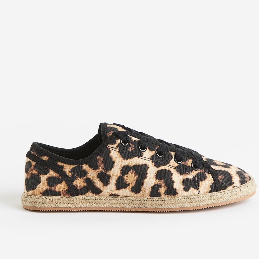 H&M Cheetah Espadrille Sneakers